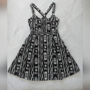 Rachel Roy Ikat Dress - with pockets! Size 4
